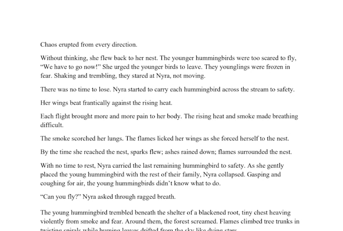 proofread your script, manuscript, or short story